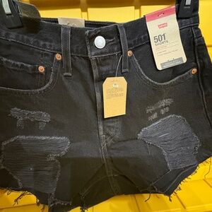 Levi’s Women’s distressed shorts